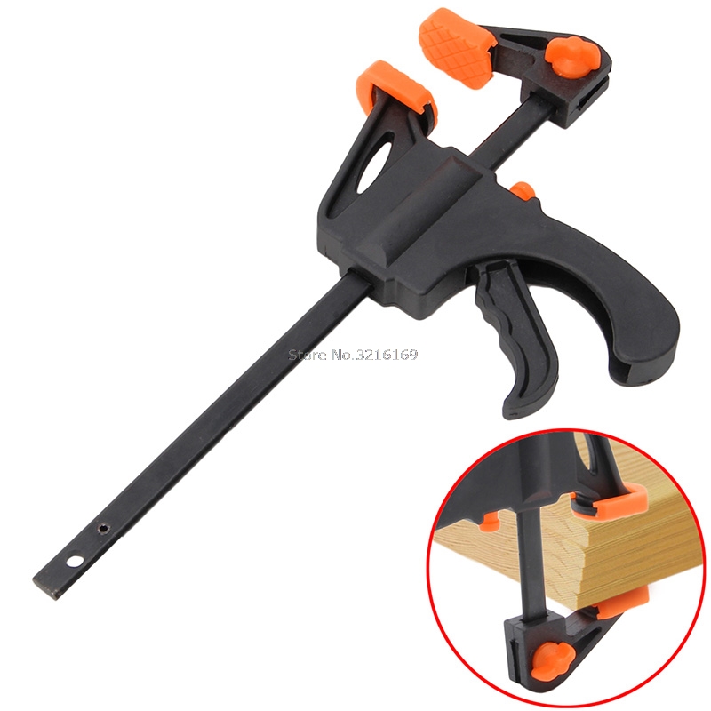 4 ġ  ۾  Ŭ  ĩ  ӵ ¥ DIY ڵ  θ/For 4 Inch Wood-Working Bar Clamp Quick Ratchet Release Speed Squeeze DIY Hand Tools Promotion